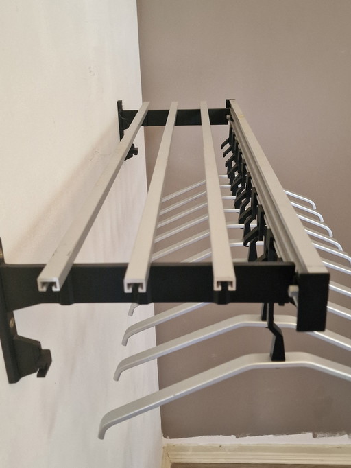 Overtoom coat rack, heavy quality, 10 hangers