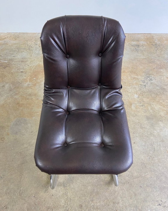 Image 1 of Sedia vintage con struttura tubolare, design anni '70