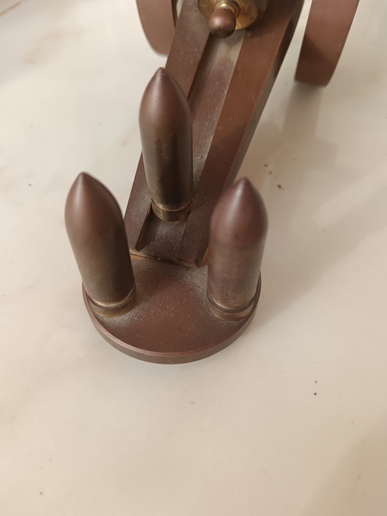 Image 1 of Messingkanone, handgefertigt auf einer Drehbank aus den 1980er Jahren