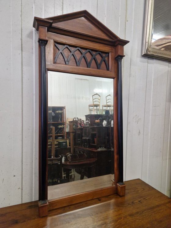 Image 1 of Prachtig grote vintage spiegel 1.26x60