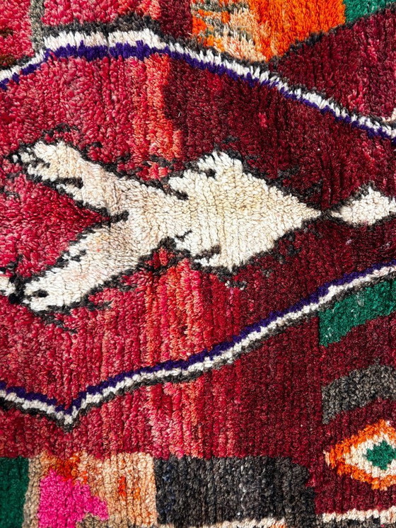 Image 1 of Colorful Moroccan Wool Rug 130x190 cm– Abstract Berber Handmade Carpet