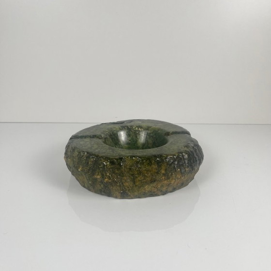 Image 1 of Impressive green alabaster ashtray, Italy, 1970