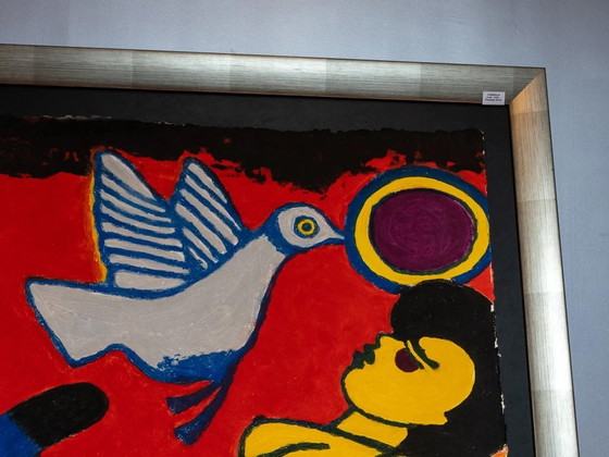 Image 1 of Incisione al carborundum del 2009 di Guillaume Corneille