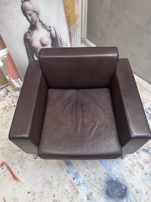 Boss Design Layla Landscape Sessel, Originalleder, Designklassiker