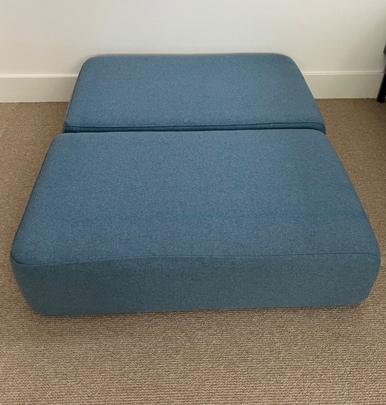 Image 1 of Softline tube frame armchair blue