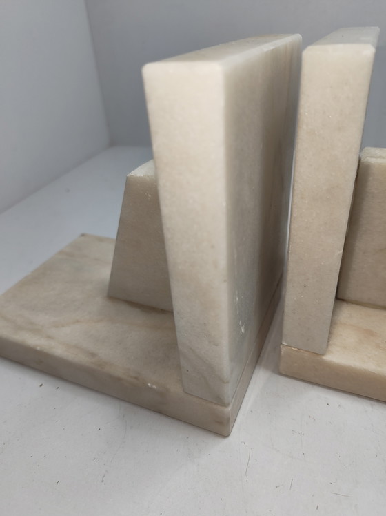 Art Deco Buchstützen Set – Dekorative Objekte, Marble (photo 2 of 8)