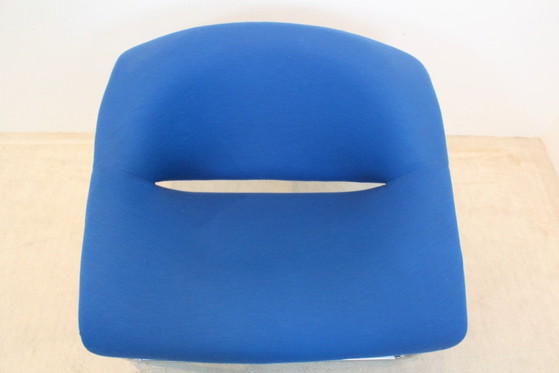 Cubic Chair von Olivier Mourgue für Airborne International, Verstellbarer relaxsessel, Blau, Space Age (Foto 4 von 13)