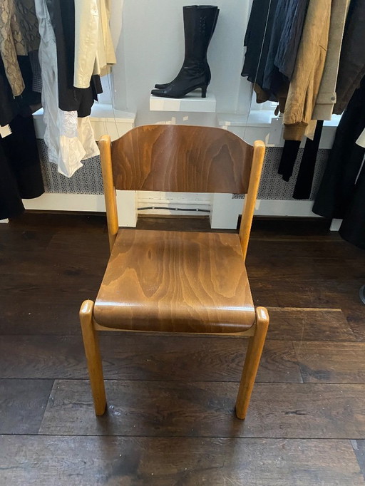 Casala vintage stoelen massief hout 20+ stuks 