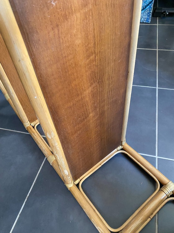 Etagère Bibliothèque En Rotin Vintage Années 70 – Rattan (photo 16 of 20)