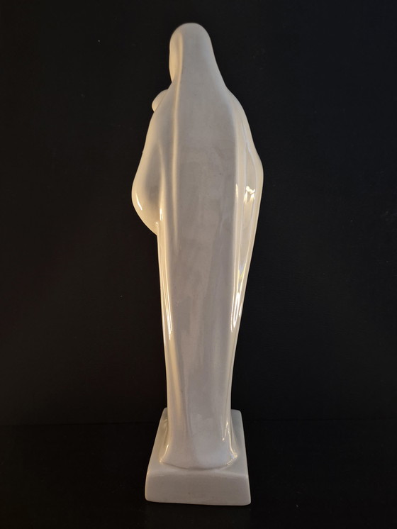 Image 1 of Art deco Madonna B S J Venlo made in Holland plateel porcelain