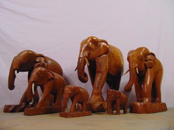 Image 1 of Collection d'éléphants de Thaïlande