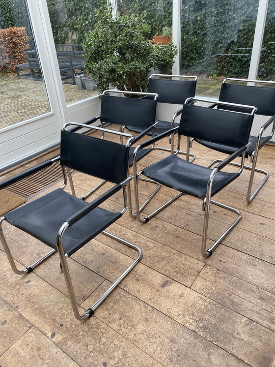 Image 1 of 5x Thonet S34 chairs vintage design