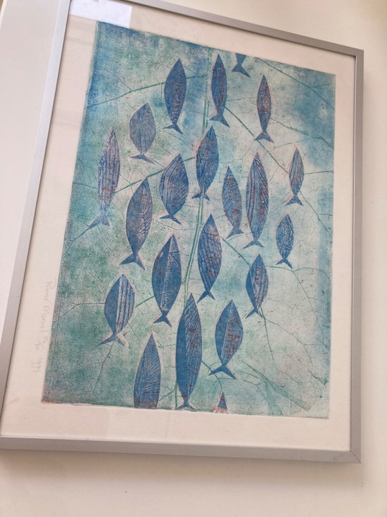 Opera grafica originale dell'artista Rinné Mervel (Delft) – Litografie e stampe, Paper (photo 6 of 13)
