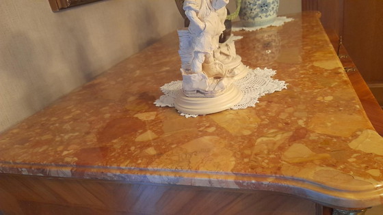 Image 1 of Mobile "Palissandro" (per TV, bar o ripostiglio) con ornamento in bronzo