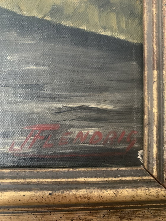 Peinture – Peintures et dessins, Wood, Canvas (photo 12 of 13)
