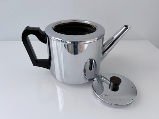 Teiera vintage Bredemeijer modello 306, 1,2 litri, Accessori da cucina, Cromo, Plastica, Argentato (foto 4 di 12)