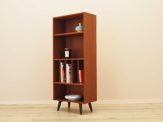 Image 1 of Teak bookcase, Danish design, 1970s, made in Denmark