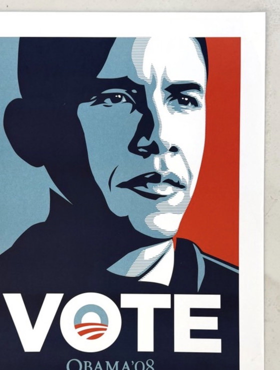 Image 1 of Originales Obama-Wahlkampfplakat von 2008