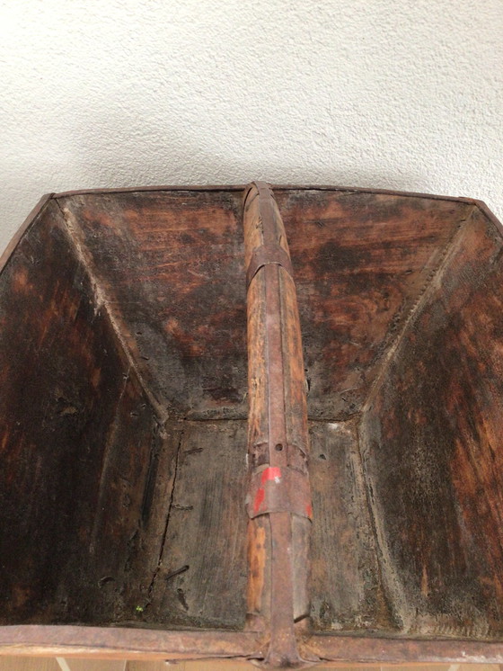 Image 1 of Vintage Chinese rijstmand met handvat