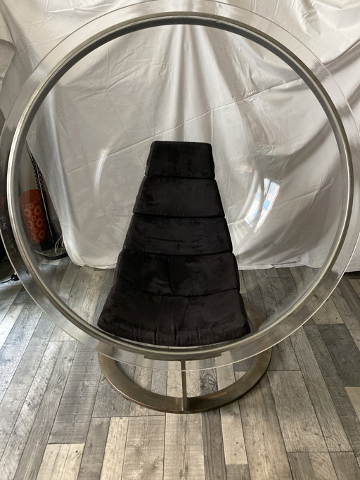 Fauteuil bulle sphérique en Plexiglas de CHRISTIAN DANINOS éditeur SPERE modèle créé en 1968