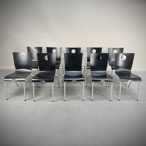 10x DRISAG Stühle Stapelbar