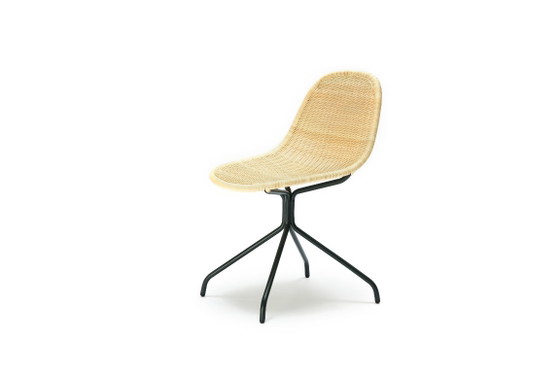 Edwin Chair Natural – feelgood designs, Sillas auxiliares, Metal, Rattan (photo 5 of 5)