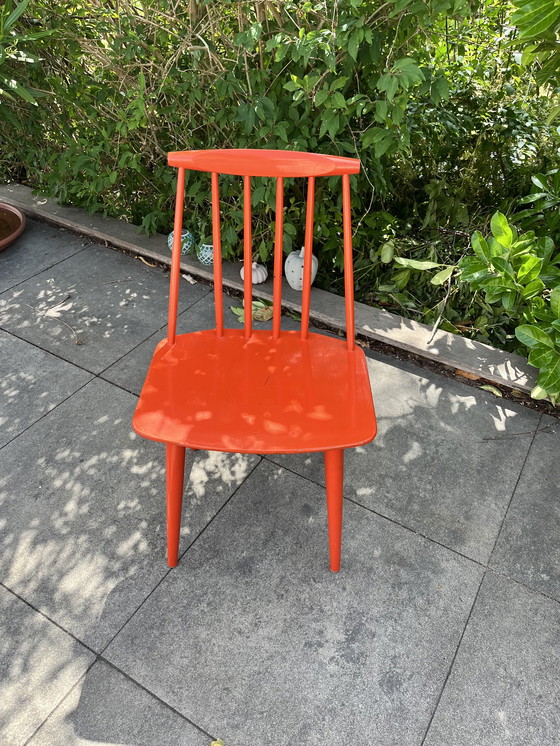 Image 1 of Folke Palsson Silla danesa de mediados de siglo J 77 de FDB Mobler