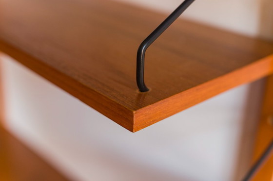 Image 1 of Modulares Wandregalsystem von Poul Cadovius für Cado, 1960er Jahre