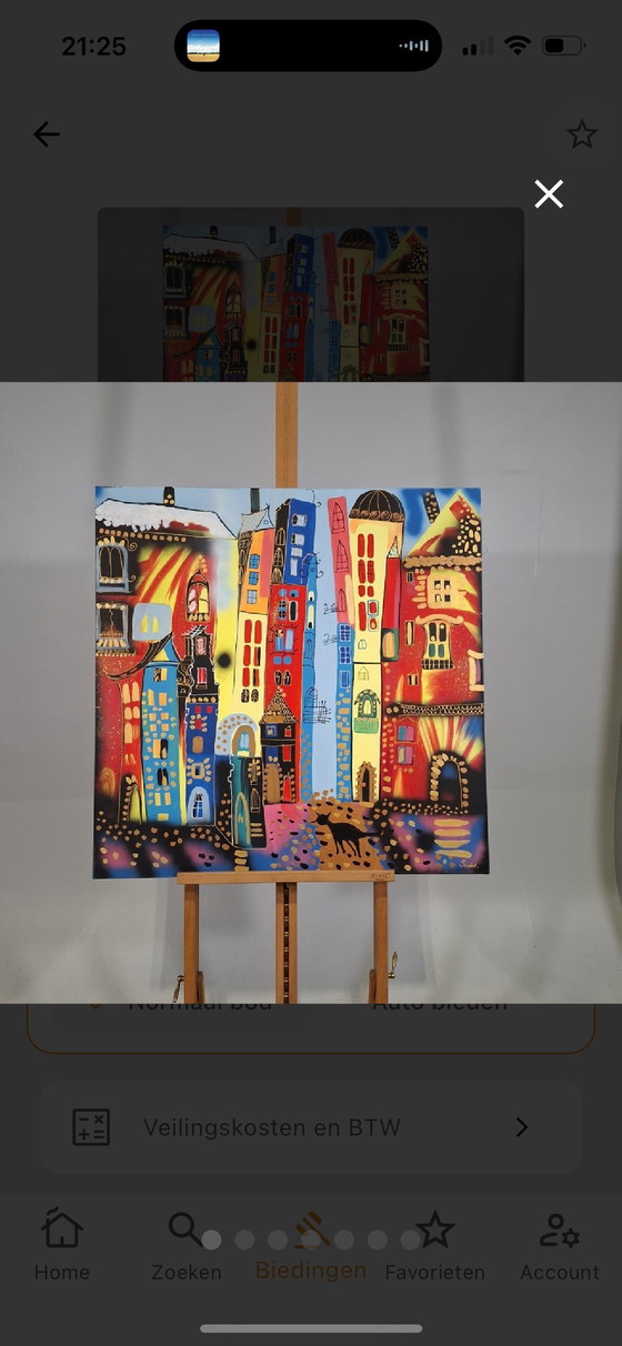 Image 1 of Seidel "no title" 90x90 cm