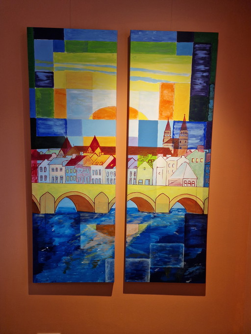 2-part Roman bridge Maastricht