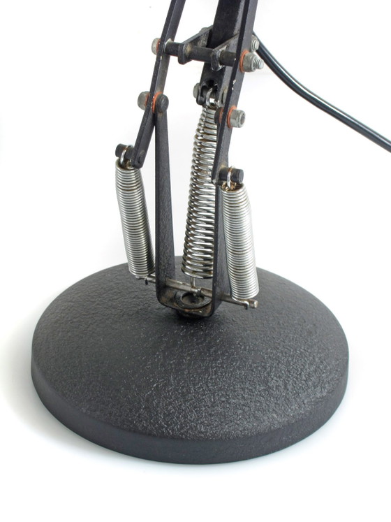 Lampada da scrivania Anglepoise vintage regolabile - Nera con finitura testurizzata rara (photo 8 of 12)