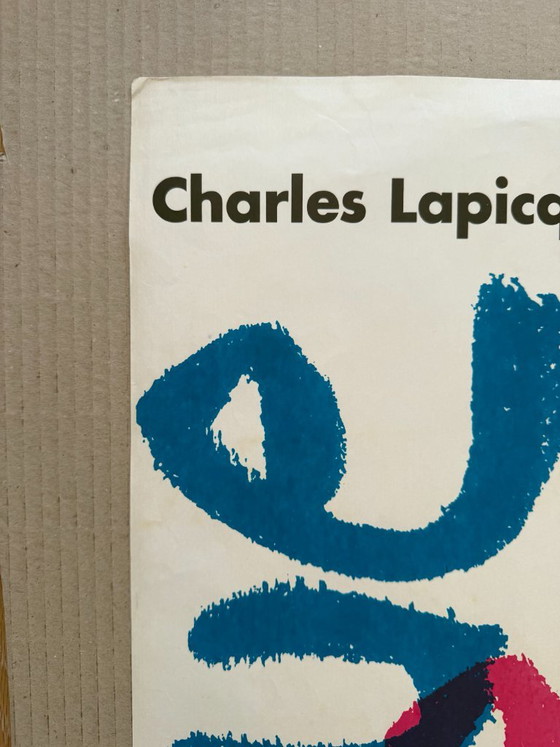 Charles Lapicque (1898-1988), Städtische Galerie München, 1962, originele vintage tentoonstellingsposter (photo 10 of 12)