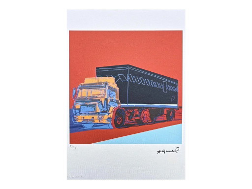 Naar Andy Warhol, Vrachtwagen, jaren 1980, Lithografie – lithos zeefdrukken, Paper