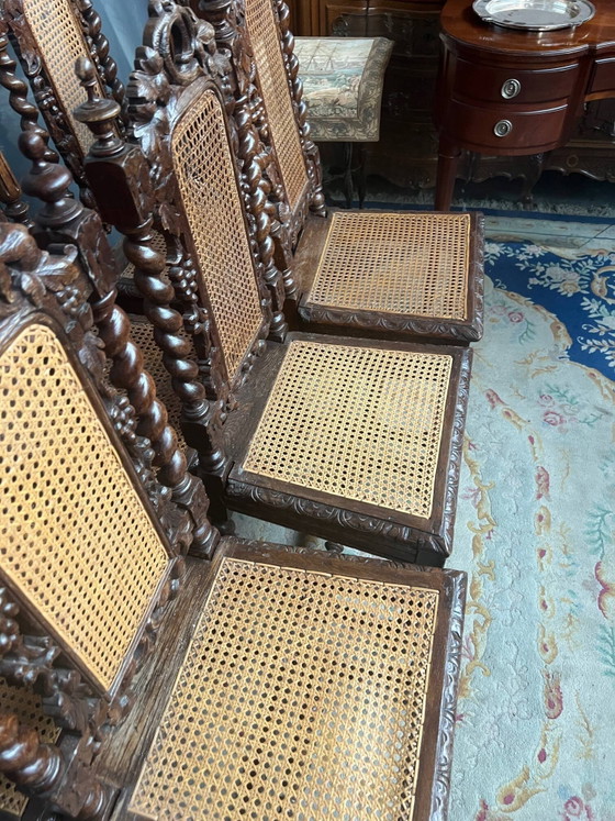 Set di sedie da caccia abbinate. – Sedie da pranzo, Wood (photo 10 of 12)