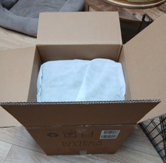 Riviera Maison poef, taupe, Hockers en poefs, Textiel, Modern (foto 4 van 6)