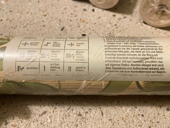 Image 1 of Vintage 70s floral wallpaper – West Germany – Marburg – 5 rolls