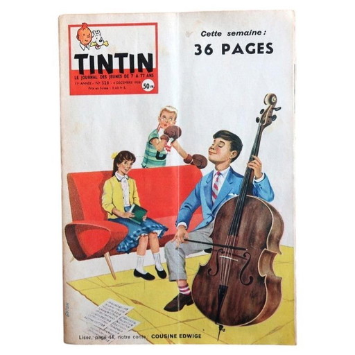 Original Le Journal de Tintin N° 528, décembre 1958 – Tintin au Tibet – 2C40