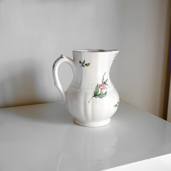 Image 1 of ANTIEKE KAN - FRANS PORSELEINEN LUNEVILLE - 19E EEUW