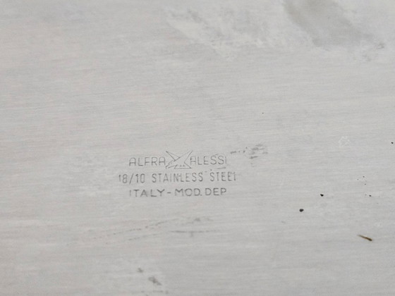 Ettore Per Alessi - Alfra Alessi - Cesto Pane - Filo d'Acciaio - Anni '60 – Accessori da tavola, Metal, rvs (photo 8 of 8)