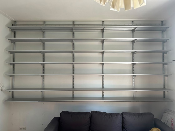 Raro Elemento da Parete Vintage IKEA DIRIGENT in Alluminio – 1999 – Armadi contenitori, rvs (photo 4 of 7)