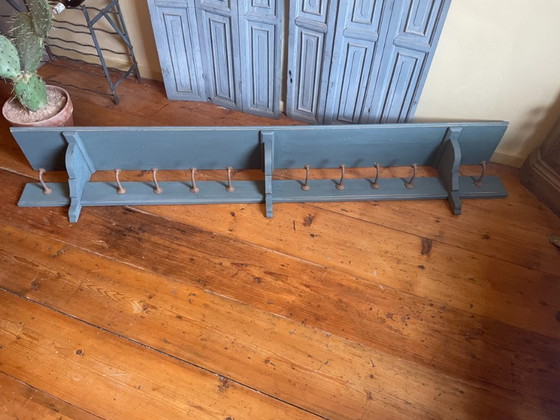 Image 1 of Appendiabiti da parete, appendiabiti da parete, scaffale, scaffale da cucina, 196 cm, francese