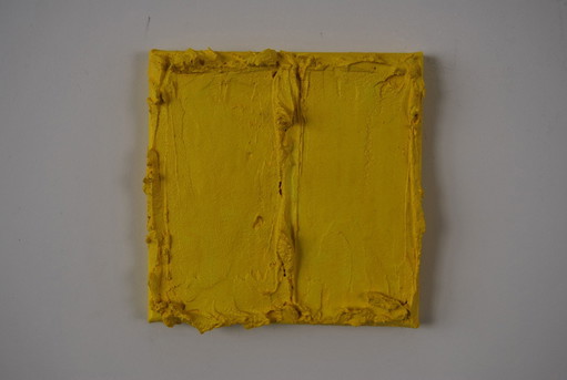 Marie-Jeanne van de Velde Matière peinture jaune