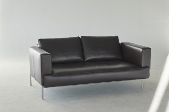Image 1 of Divano di design FSM EASY | Pelle spessa a sigaro