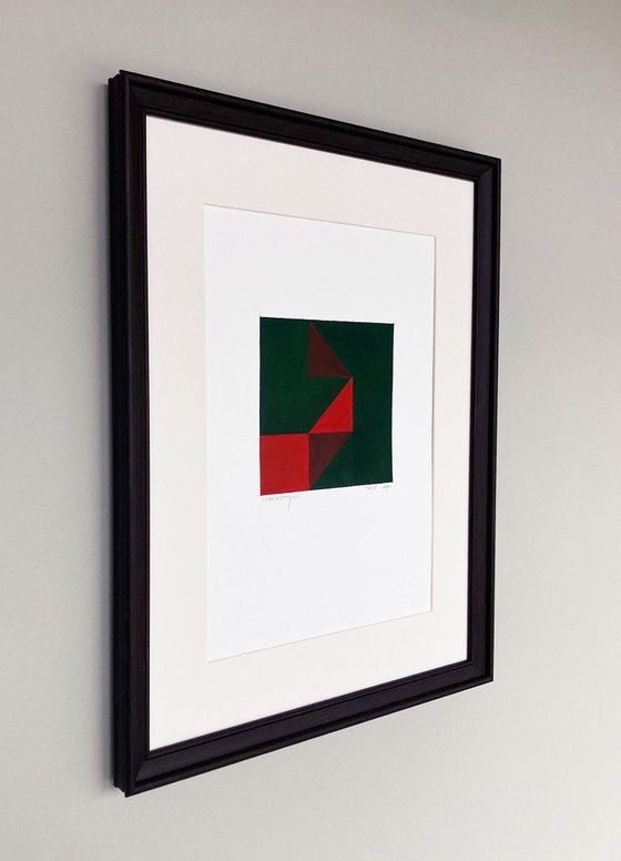 Geometric Composition 16-6C – Paintings & Drawings, Paper (photo 3 of 6)
