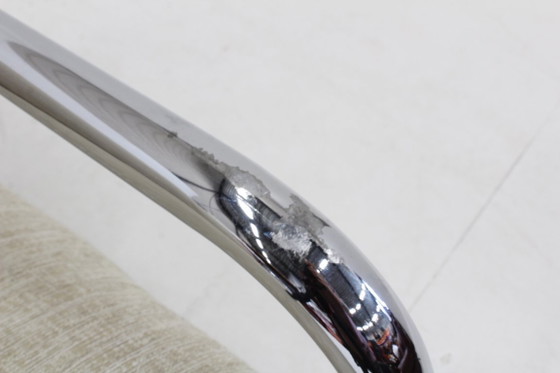 Vintage Italian Mario Sabot Sofa 1970s – 3-5 seaters, Chrome (photo 8 of 9)