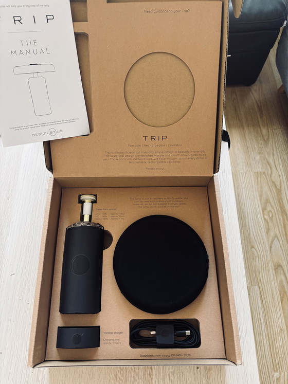 Image 1 of LAMPE MARBRE 