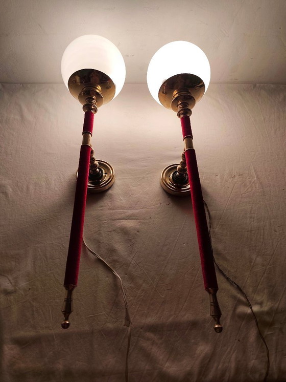 Image 1 of Coppia di appliques. Spagna, anni '50.