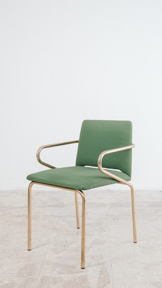 Image 1 of Set 4 Sedie Hollywood Regency Vintage Design Anni 70 Modernariato Chairs