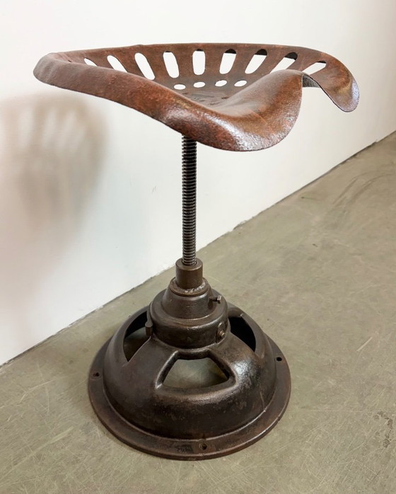 Image 1 of Vintage industriële draaistoel, jaren 1950