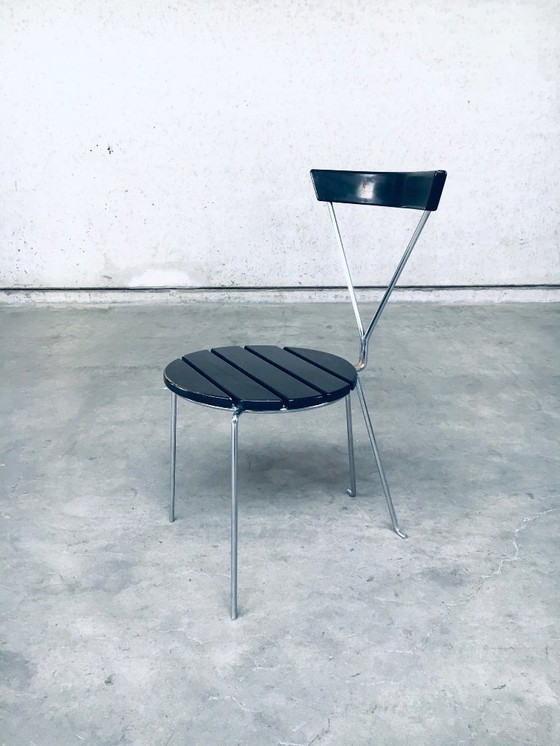 Image 1 of Midcentury Modern Slender Design Chair, Italy 1970's